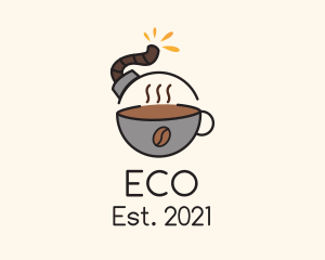 Brewed Coffee - Coffee Espresso Bomb logo design