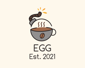Coffee Cup - Coffee Espresso Bomb logo design