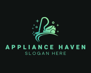 Gradient Vacuum Cleaner Appliance logo design