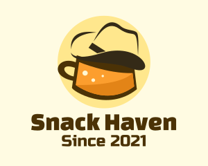 Cowboy Hat Drink logo design