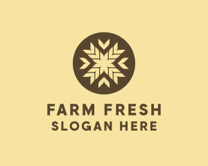 Wheat Grain Farm logo design