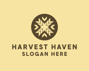 Crop - Wheat Grain Farm logo design