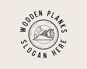 Carpenter Wood Planer  logo design