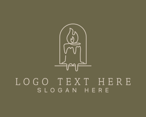 Vigil - Relaxing Scented Candle logo design