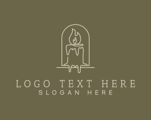 Relaxing Scented Candle Logo