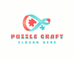 Puzzle Infinity Educational logo design