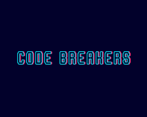 Hacking - Pixel Neon Software logo design