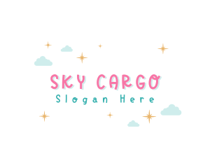 Starry Cloud Sky logo design