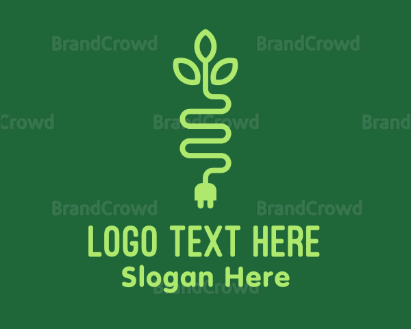 Green Eco Plug Logo