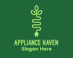 Appliances - Green Eco Plug logo design