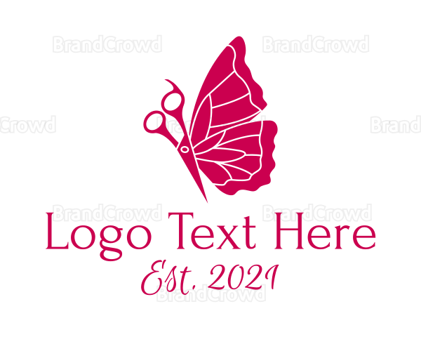 Butterfly Hair Salon Logo | BrandCrowd Logo Maker