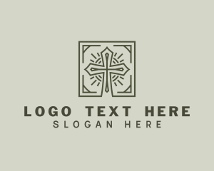 Missionary - Sacred Church Cross logo design