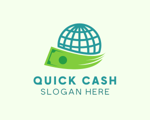 Global Money Currency logo design