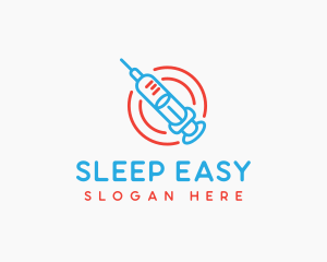 Anesthesiologist - Health Vaccine Syringe logo design