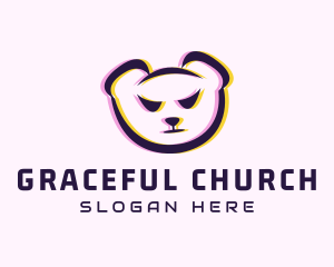 Arcade - Bear Gaming Glitch logo design