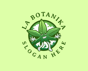 Organic Leaf Marijuana Logo