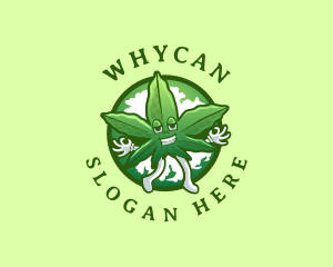 Organic Leaf Marijuana Logo