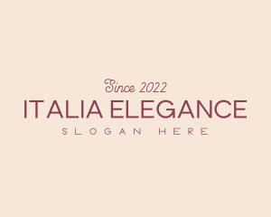 Elegant Luxury Fashion logo design