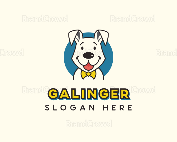 Grooming Dog Puppy Logo
