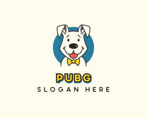 Grooming Dog Puppy Logo
