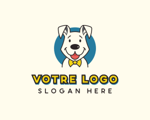 Bow Tie - Grooming Dog Puppy logo design