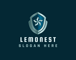 Protection - Security Star Shield logo design