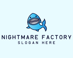 Scary - Scary Shark Teeth logo design