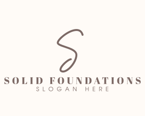 High End - Elegant Company Firm logo design