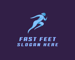 Running - Running Marathon Sports logo design