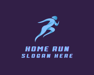 Running Marathon Sports logo design