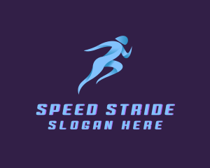 Running Marathon Sports logo design