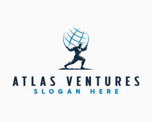 Atlas - Atlas Man Globe logo design