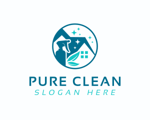 Home Roof Clean logo design