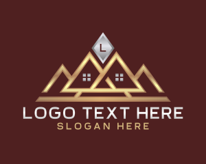 Real Estate Agent - Roofing House Real Estate logo design