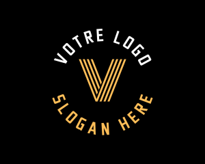 Stripe Bar Restaurant logo design