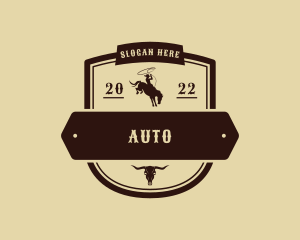 Hunting - Western Cowboy Rodeo logo design