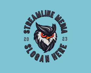 Streaming - Owl Bird Streaming logo design