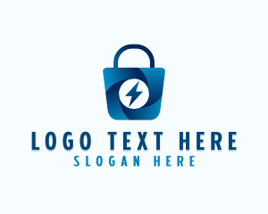 Charger - Lightning Gadget Bag logo design
