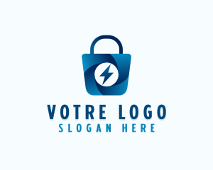 Market - Lightning Gadget Bag logo design
