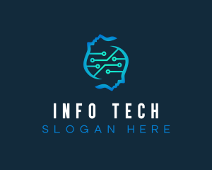 Information - Network Technology Software logo design
