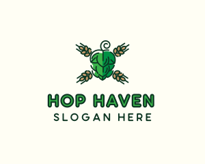 Hops - Barley Hops Brew logo design