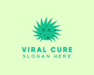 Disease - Microbe Covid Virus logo design