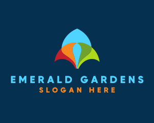 Organic Flower Garden logo design