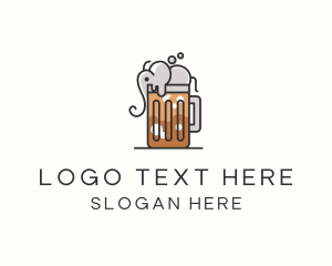 Tavern - Elephant Beer Pub logo design