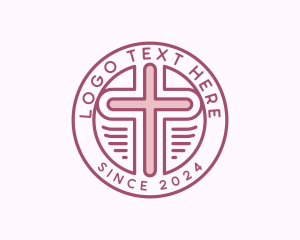 Faith Worship Cross Logo