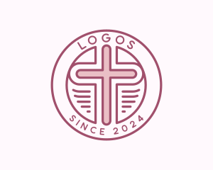 Ministry - Faith Worship Cross logo design