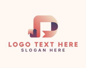 Ribbon - Creative Ribbon Letter D logo design