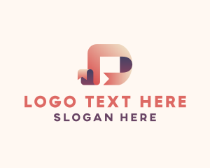 Firm - Creative Ribbon Letter D logo design