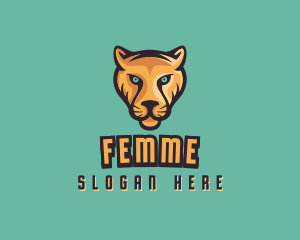 Feline Lioness Gaming logo design