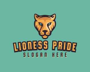 Lioness - Feline Lioness Gaming logo design